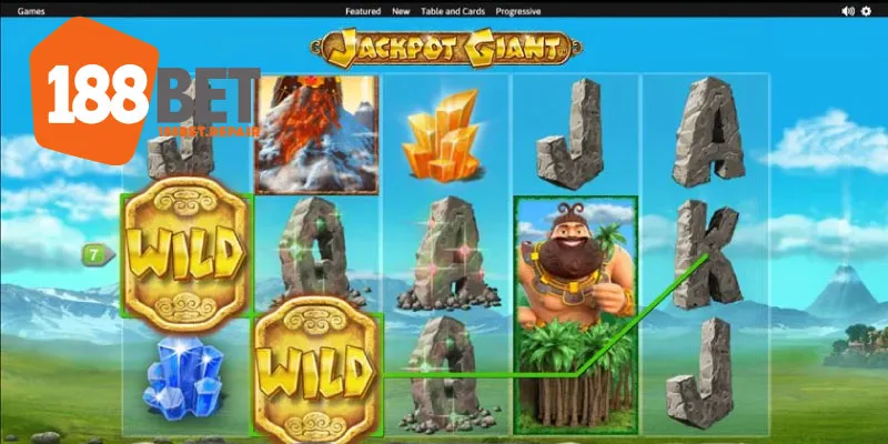 Giao diện Jackpot Giant độc đáo 