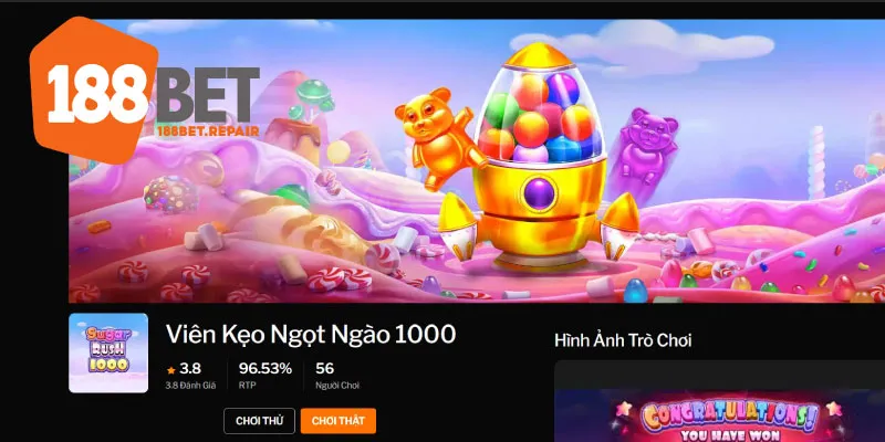 Khuyến mãi game Viên kẹo ngọt ngào  