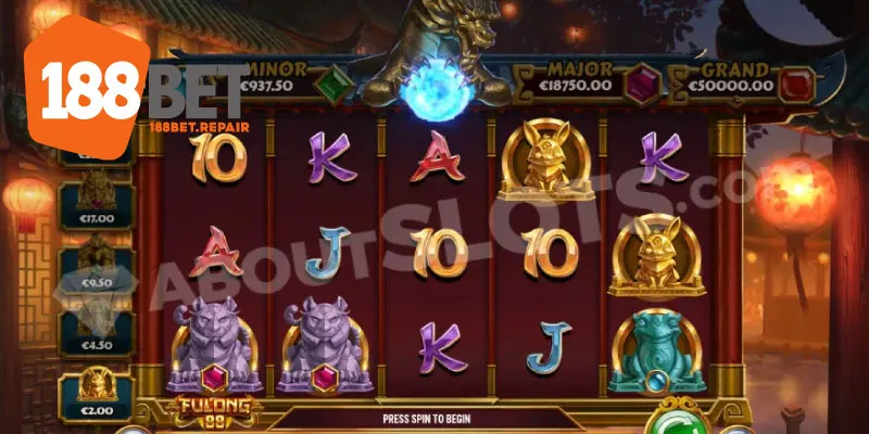 Giao diện game Fulong 88 rất sống động 